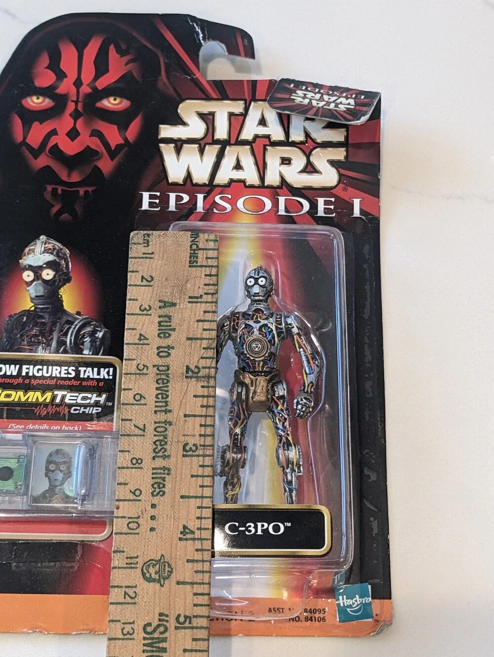 Star Wars Episode 1 Basic Figures C-3P0 Action Figure Damage Box C-3PO Wire